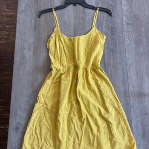 Old Navy Yellow Spaghetti Strap Mini Dress
